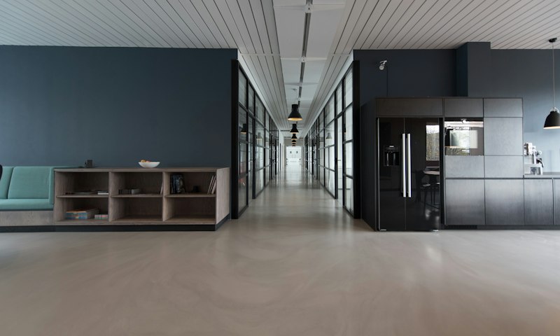 Modern office workspace for digital projects